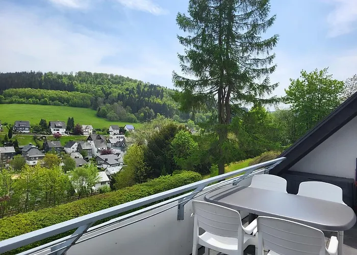 Panoramablick - 3 Appartement Winterberg